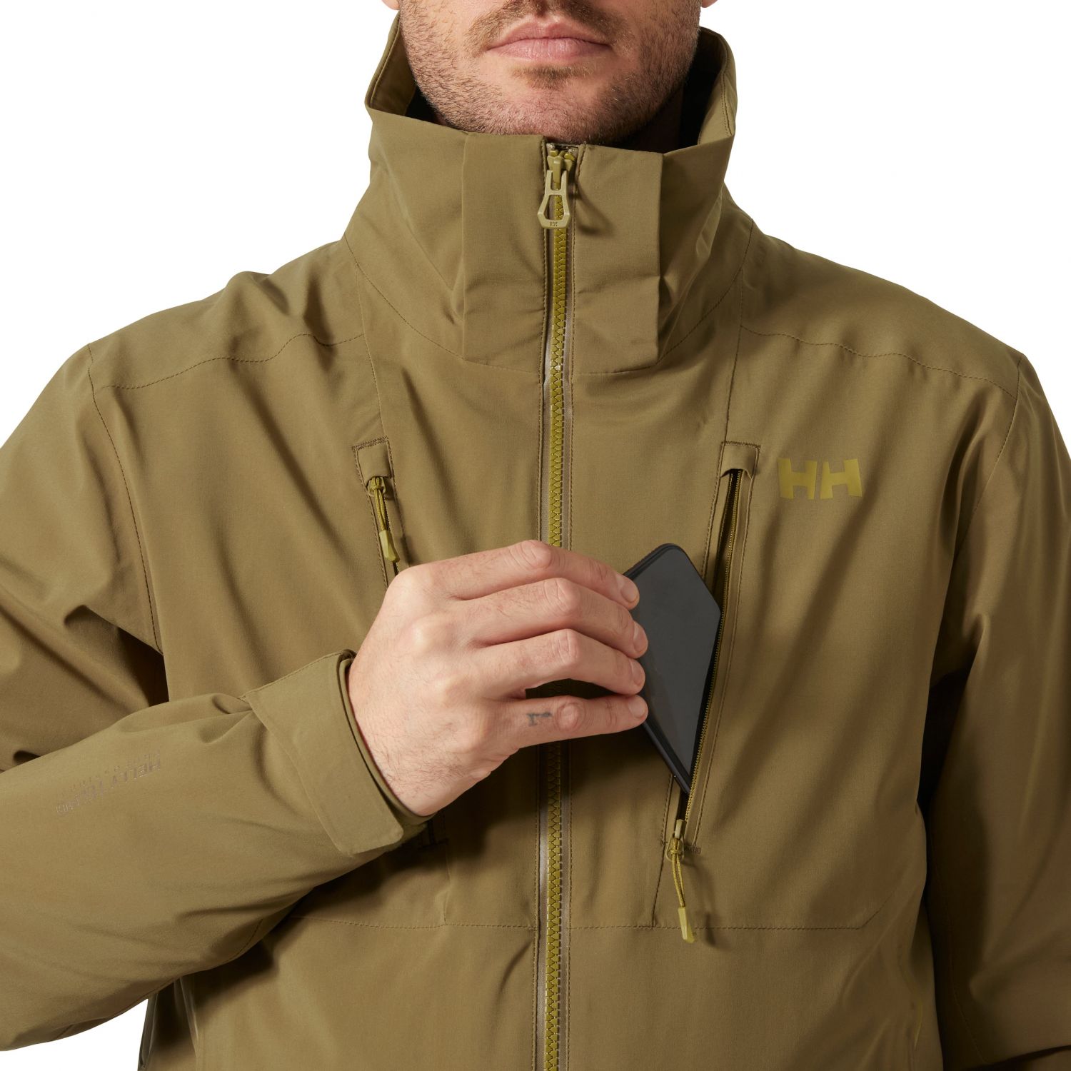 Helly Hansen Alpha 4.0 jachetă de schi, bărbați, maro