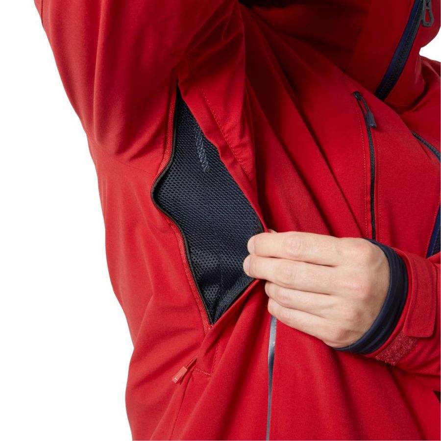 Helly Hansen Alpha 4.0 lyžiarska bunda, pánska, červená