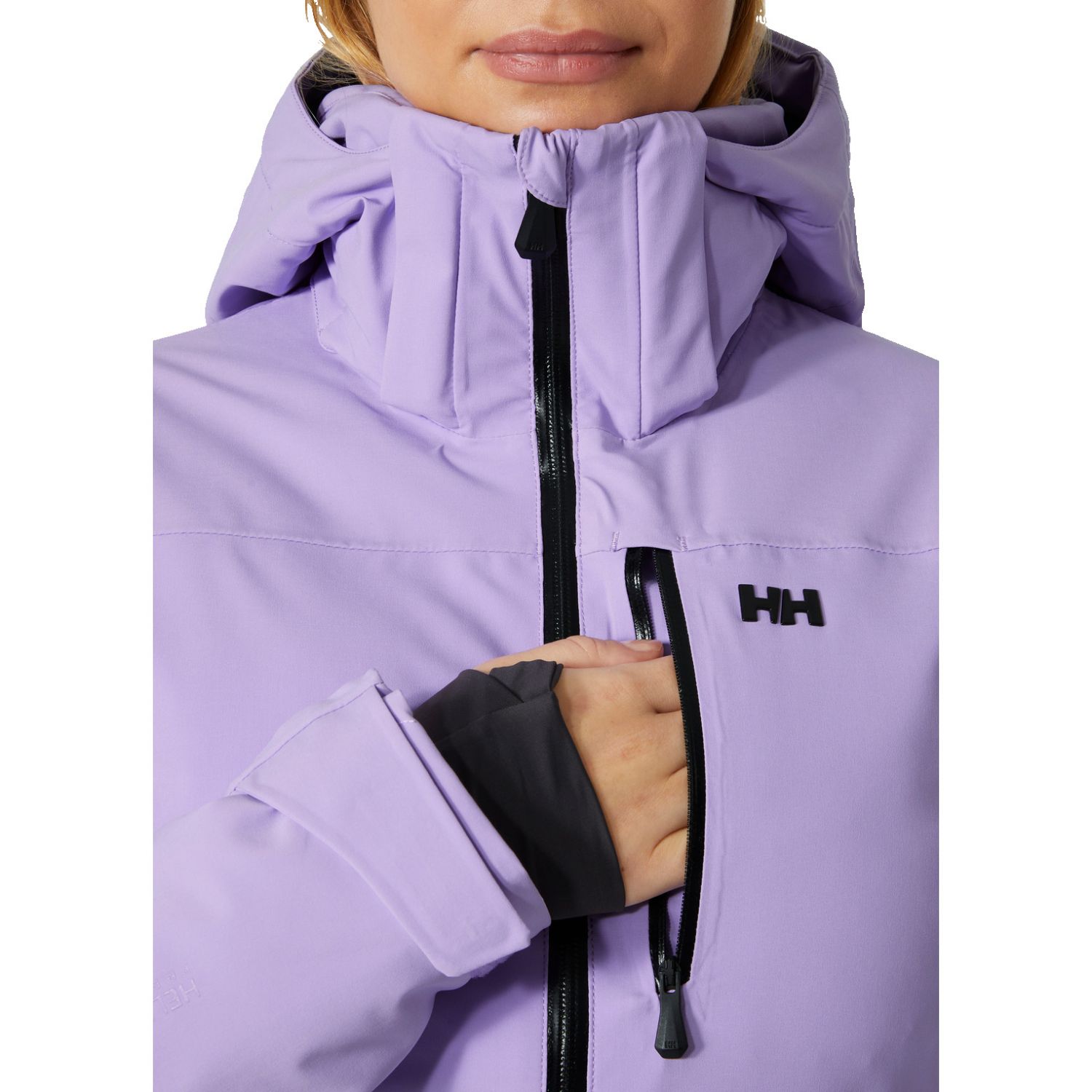 Helly Hansen Alphelia, kurtka narciarska, damska, fioletowy