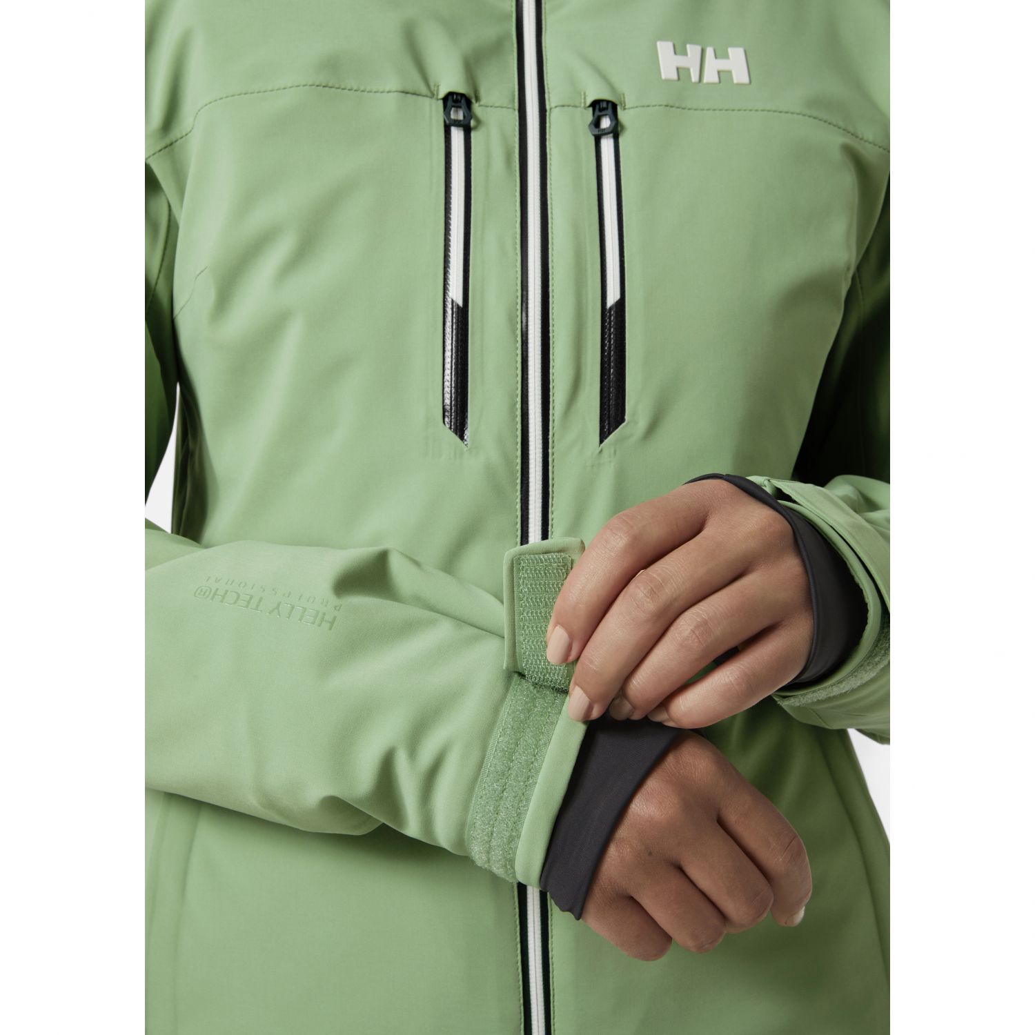 Helly Hansen Alphelia Lifaloft, skijakke, dame, lysegrøn