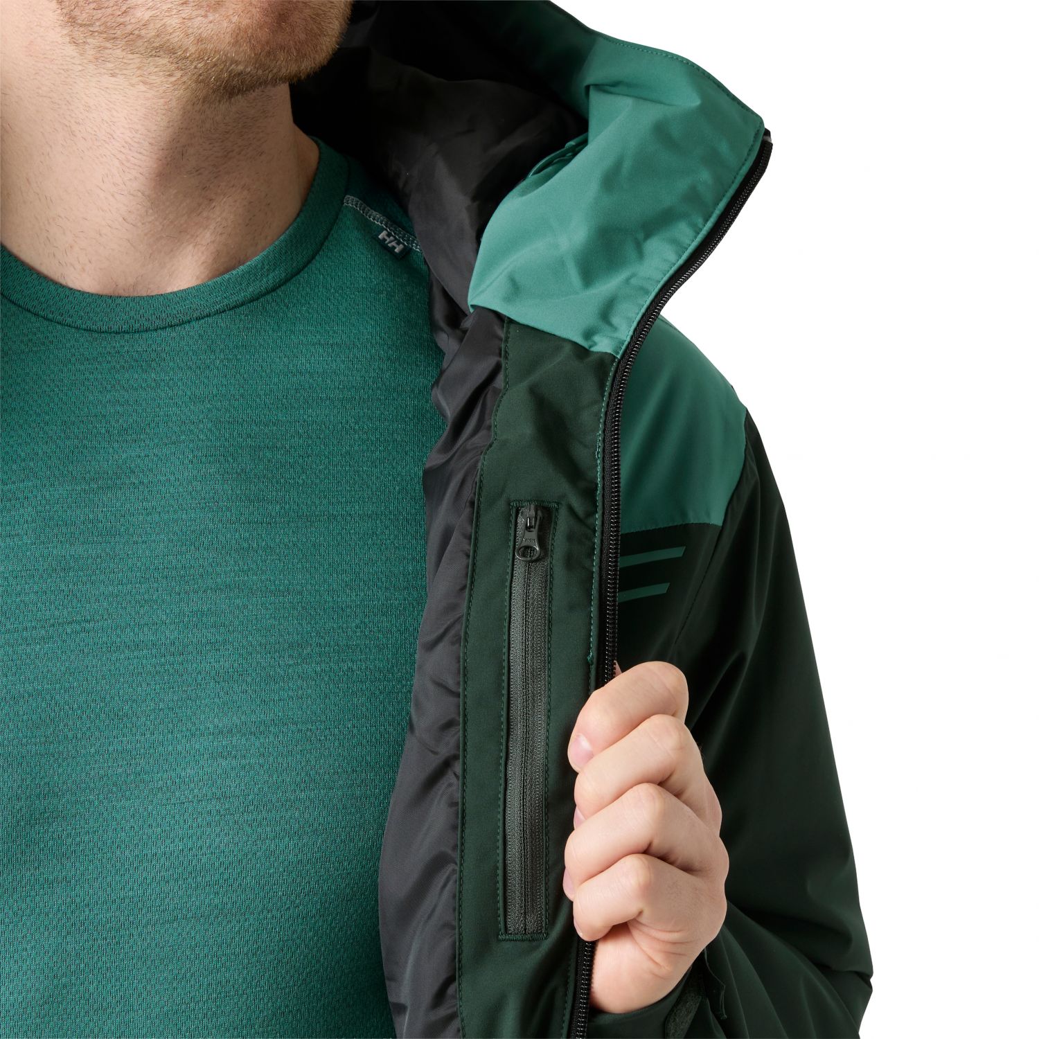 Helly Hansen Alpine Insulated, jachetă de schi, bărbați, verde
