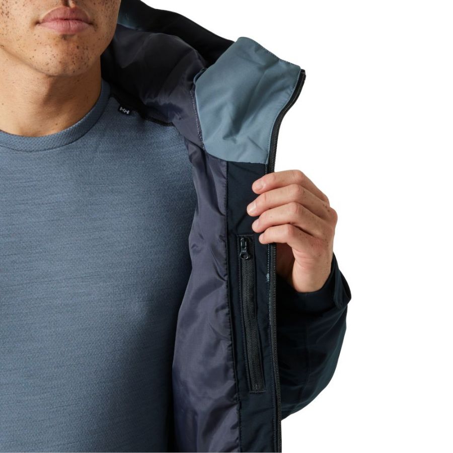 Helly Hansen Alpine Insulated, lyžiarska bunda, pánska, námornícka