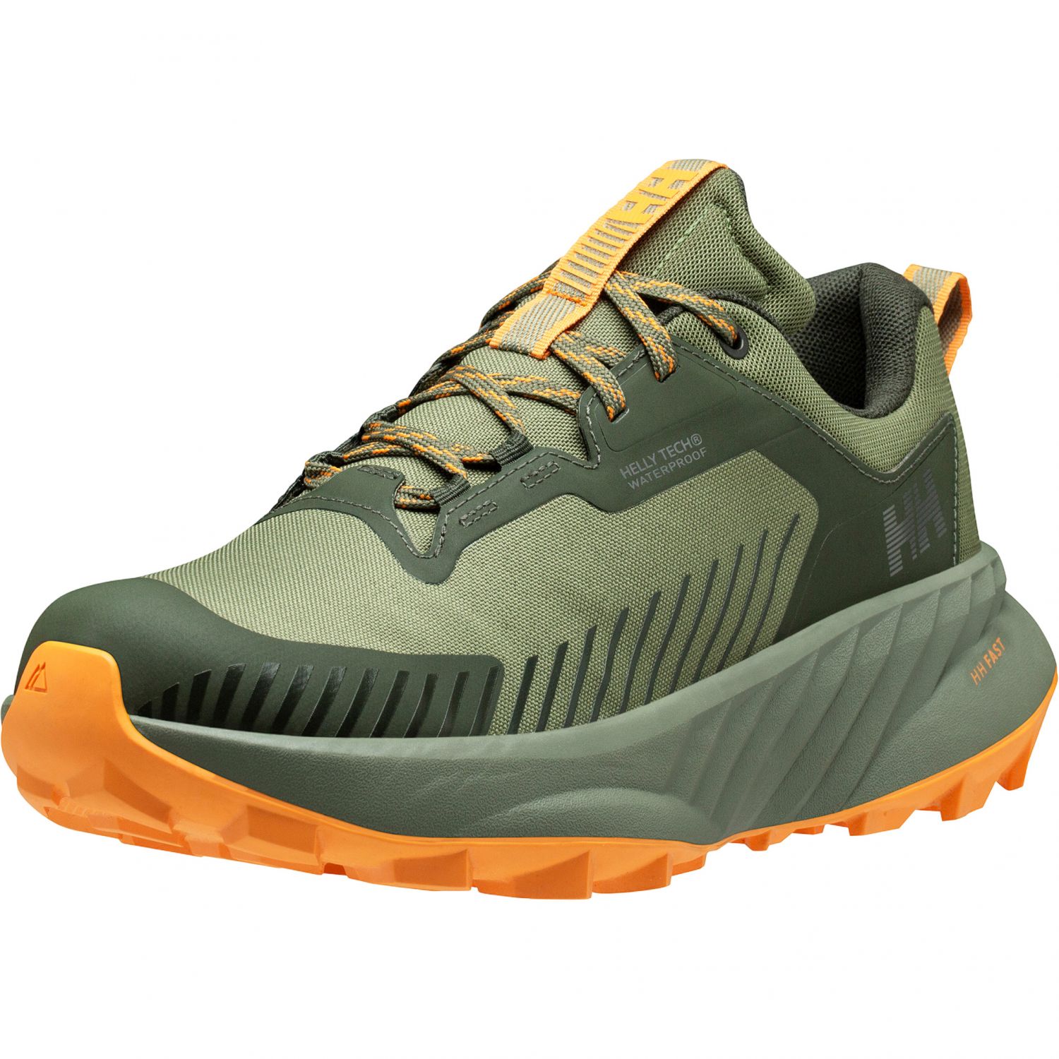 Helly Hansen Awe Hiker HT, turistická obuv, pánska, zelená/oranžová