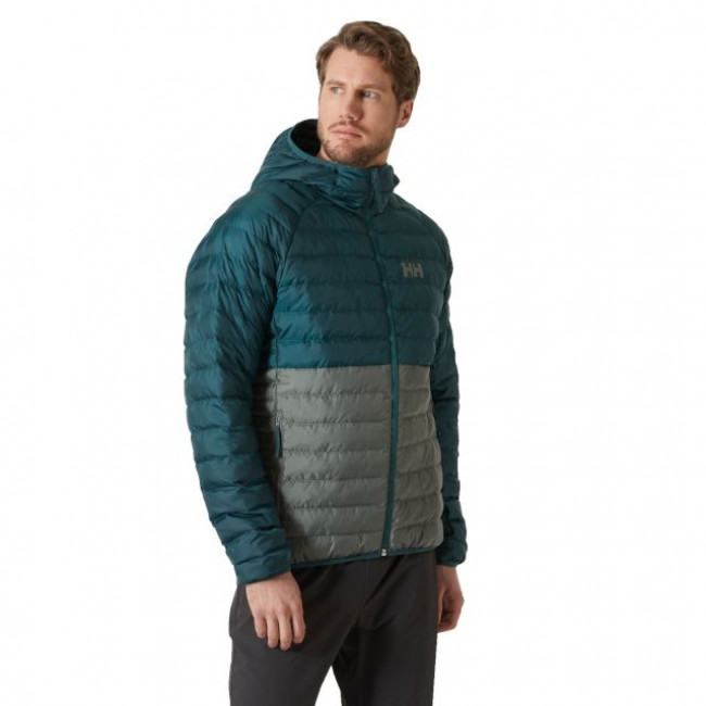 Helly Hansen Banff Hooded, insulated jacket, men, dark creek