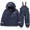 Helly Hansen Bergen 2.0 PU AOP, kombinezon przeciwdeszczowy, dziecięcy, fioletowy