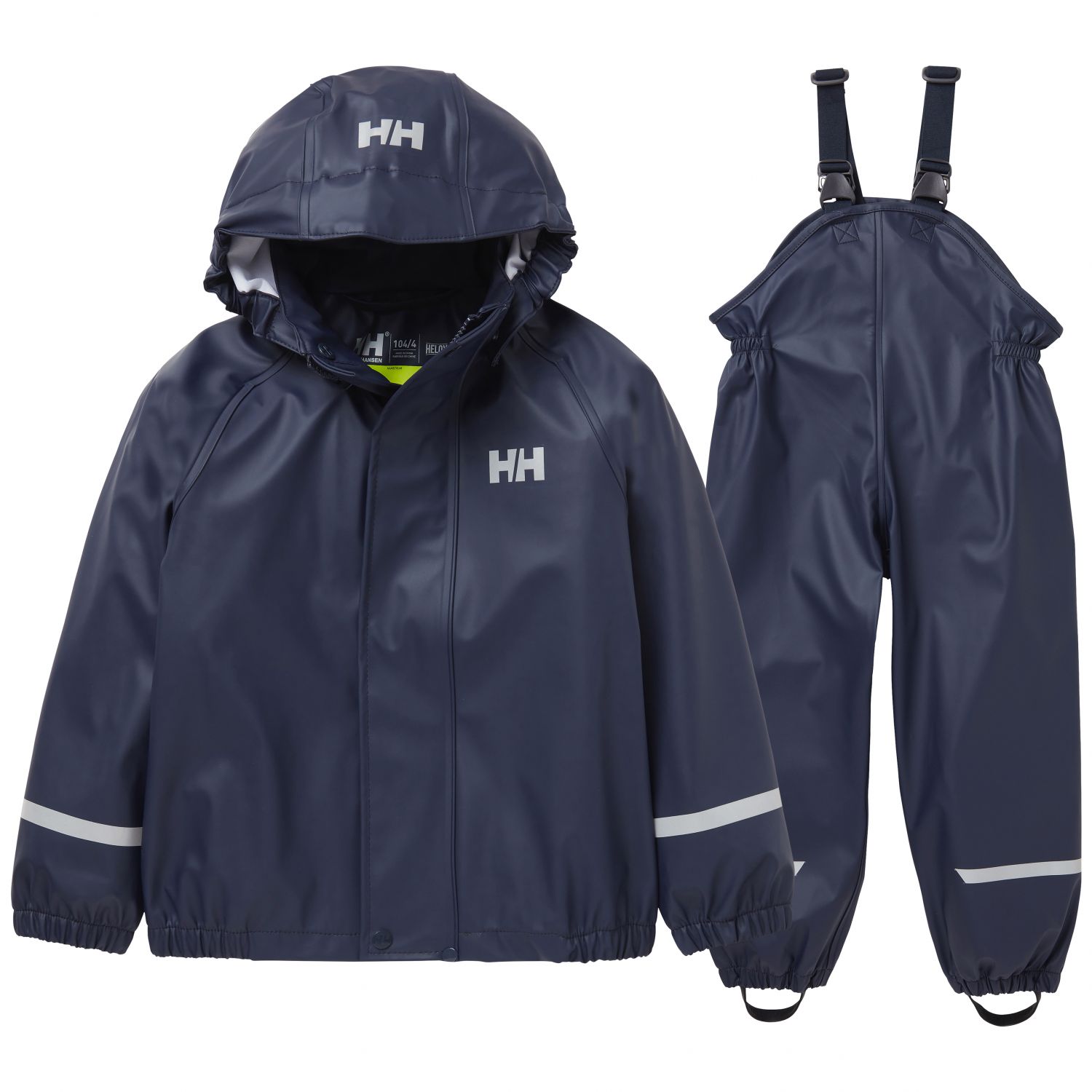 Helly Hansen Bergen 2.0 PU, kombinezon przeciwdeszczowy, dziecięcy, granatowy