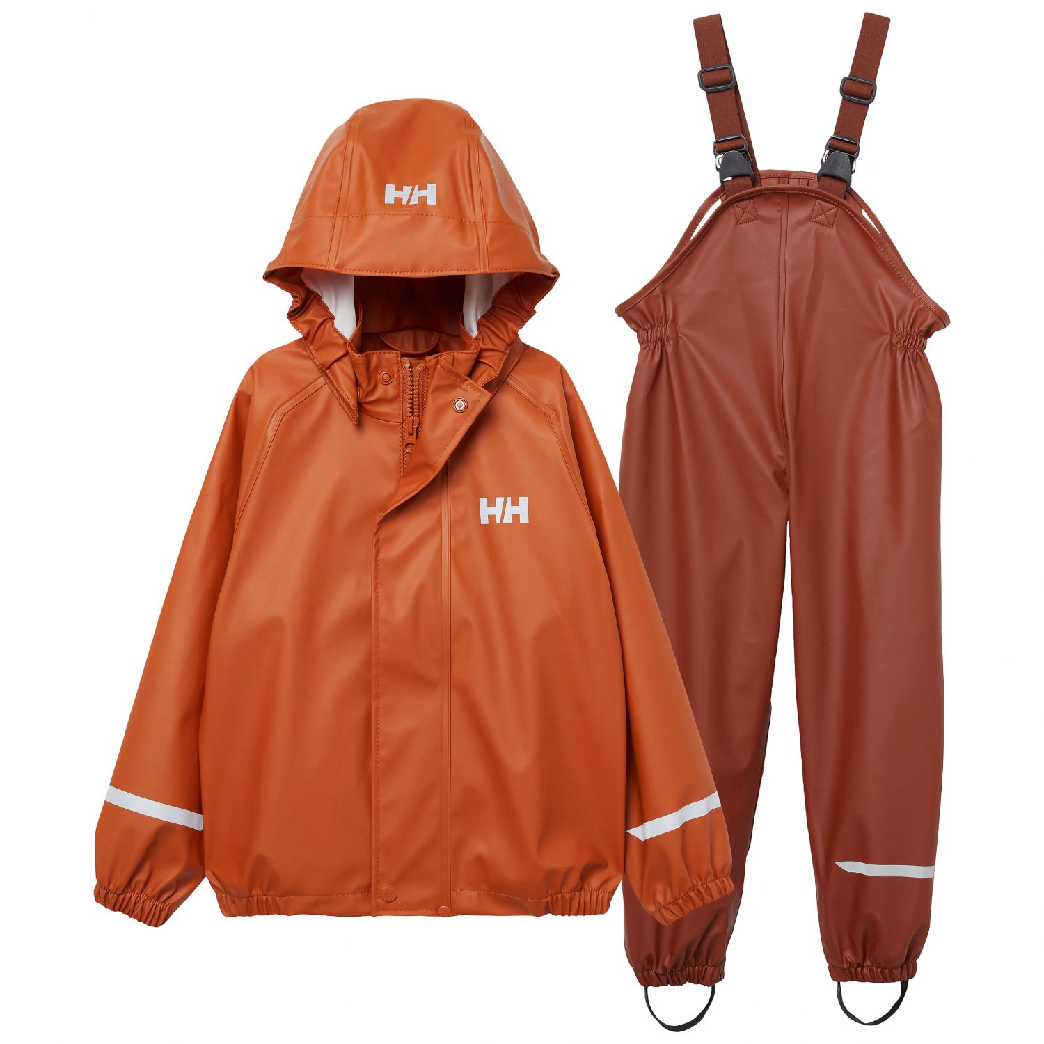 Helly Hansen Bergen 2.0 PU, nepremokavý set pre deti, hnedý