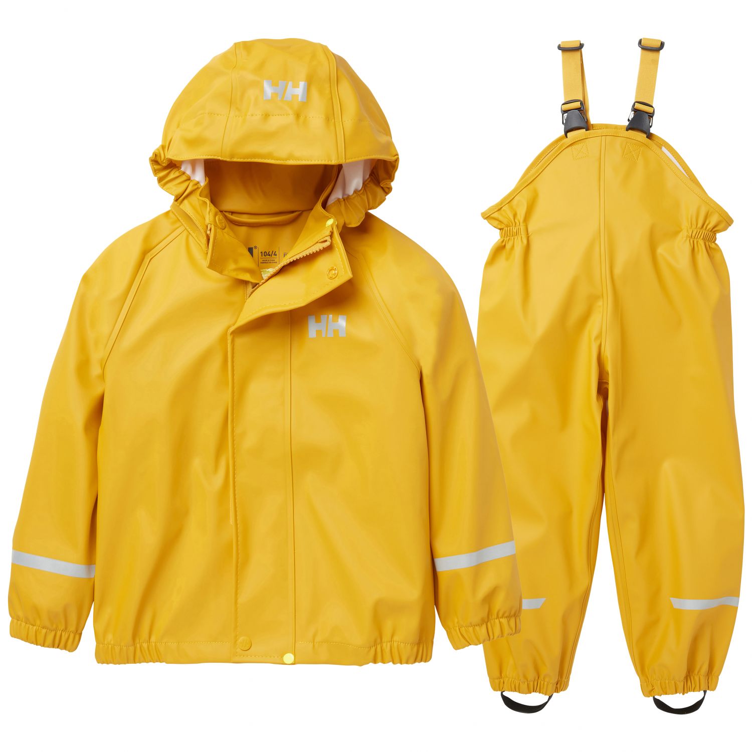 Helly Hansen Bergen 2.0 PU, tuta da pioggia, bambini, giallo