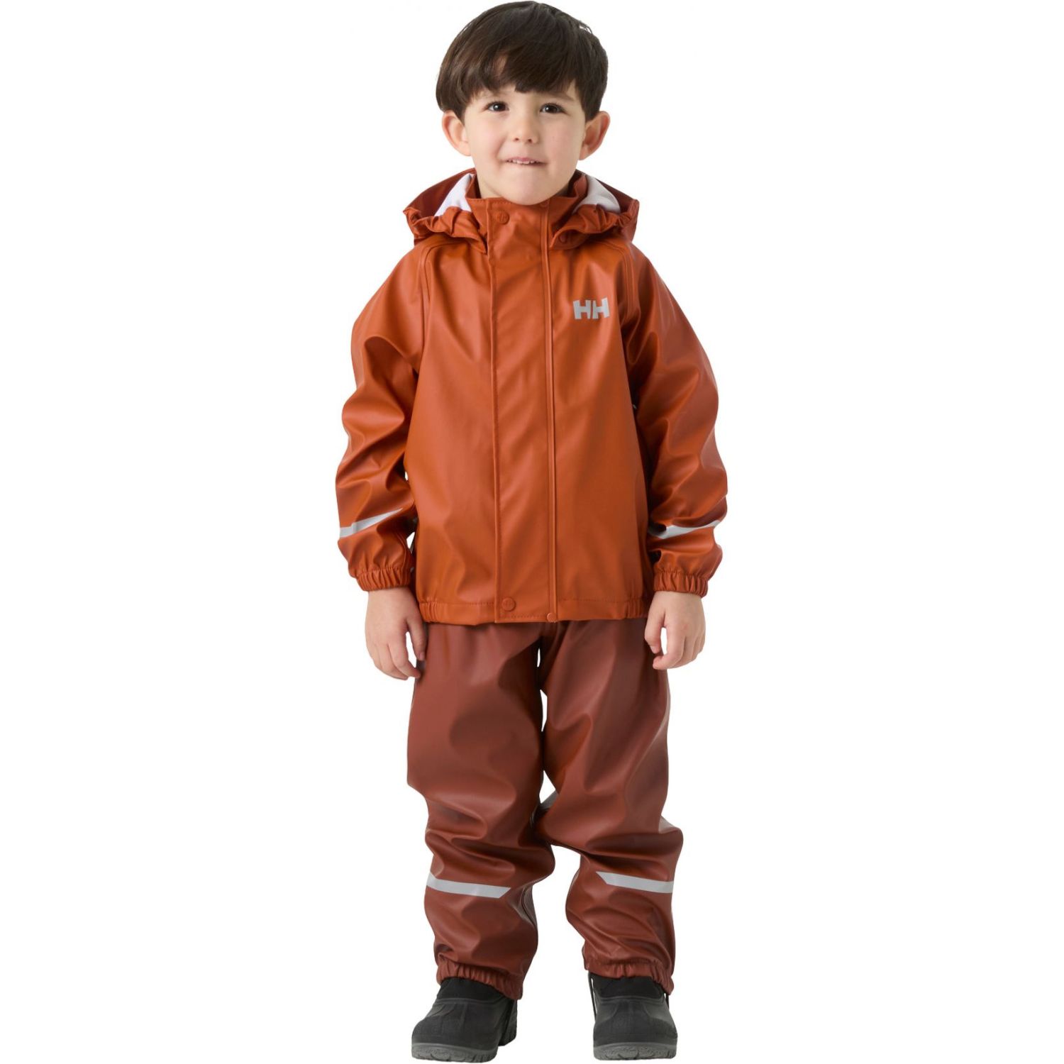 Helly Hansen Bergen 2.0 PU, ubranie przeciwdeszczowe, dzieci, brązowy