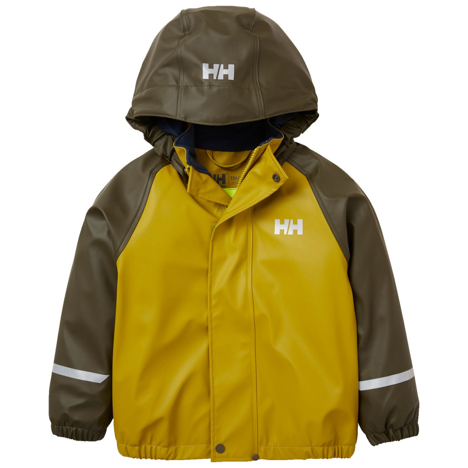 Helly Hansen Bergen Fleece PU 2.0, kombinezon przeciwdeszczowy, dziecięcy, zielony