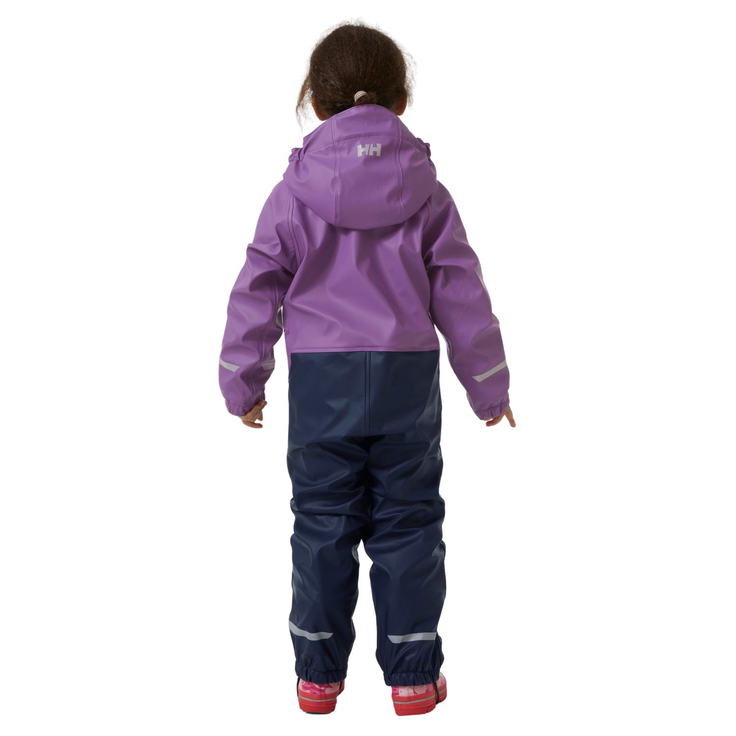 Helly Hansen Bergen Fleece PU, combinaison de pluie, enfants, violet