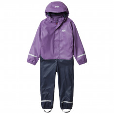 Helly Hansen Bergen Fleece PU, rain suit, kids, crushed grape