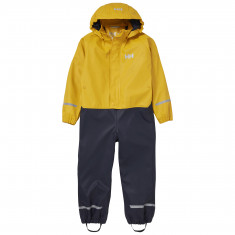 Helly Hansen Bergen Fleece PU, tuta da pioggia, bambini, giallo