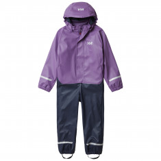 Helly Hansen Bergen Fleece PU, tuta da pioggia, bambini, viola