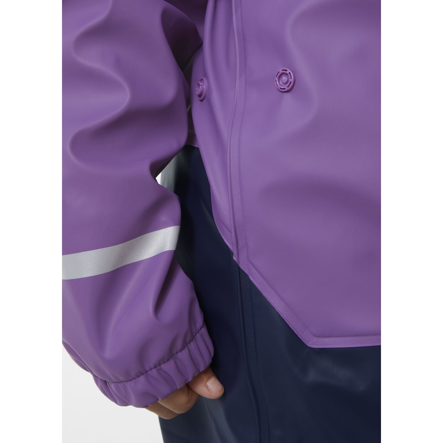 Helly Hansen Bergen Fleece PU, tuta da pioggia, bambini, viola
