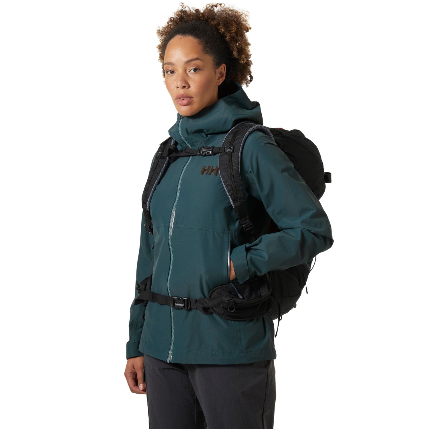 Helly Hansen Blaze 3L, chaqueta shell, mujer, verde oscuro