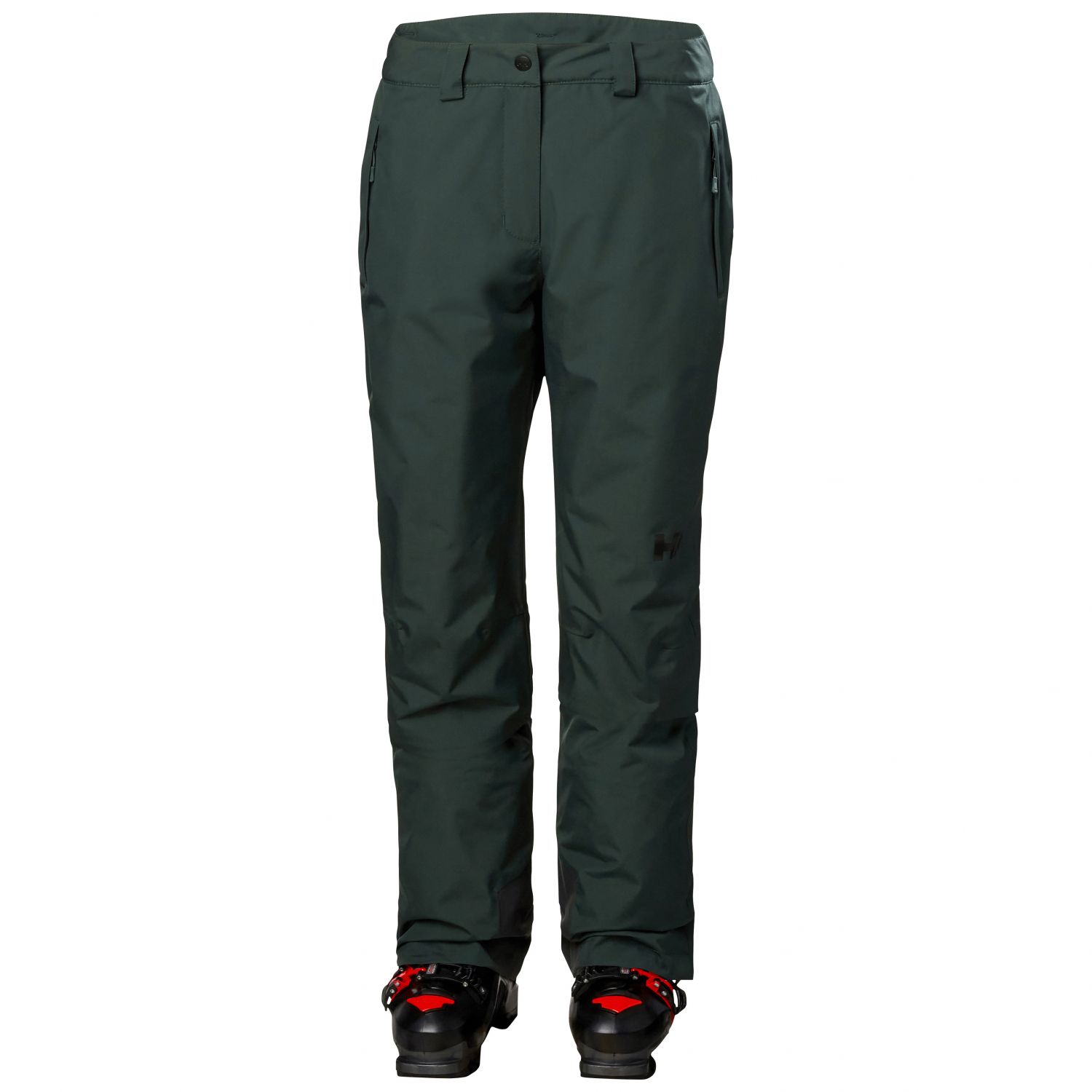 Helly Hansen Blizzard, spodnie narciarskie, damskie, ciemnozielone