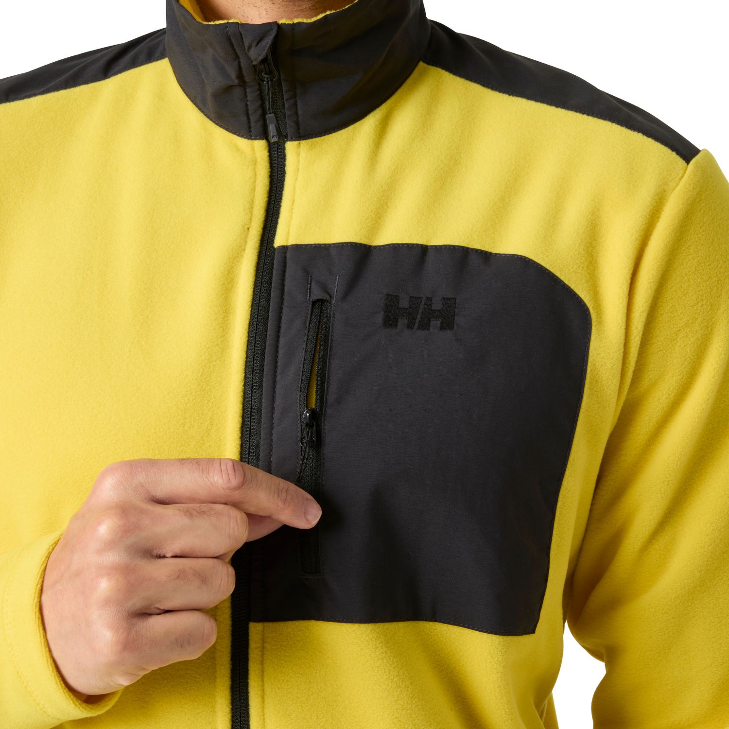 Helly Hansen Daybreaker Block, fleece bunda, pánske, žltá