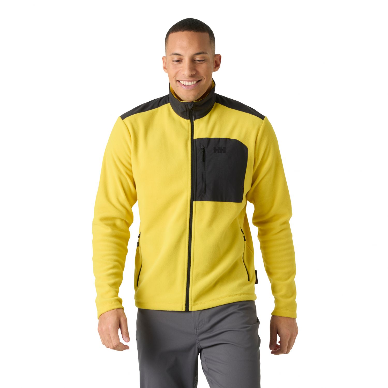 Helly Hansen Daybreaker Block, fleece bunda, pánske, žltá