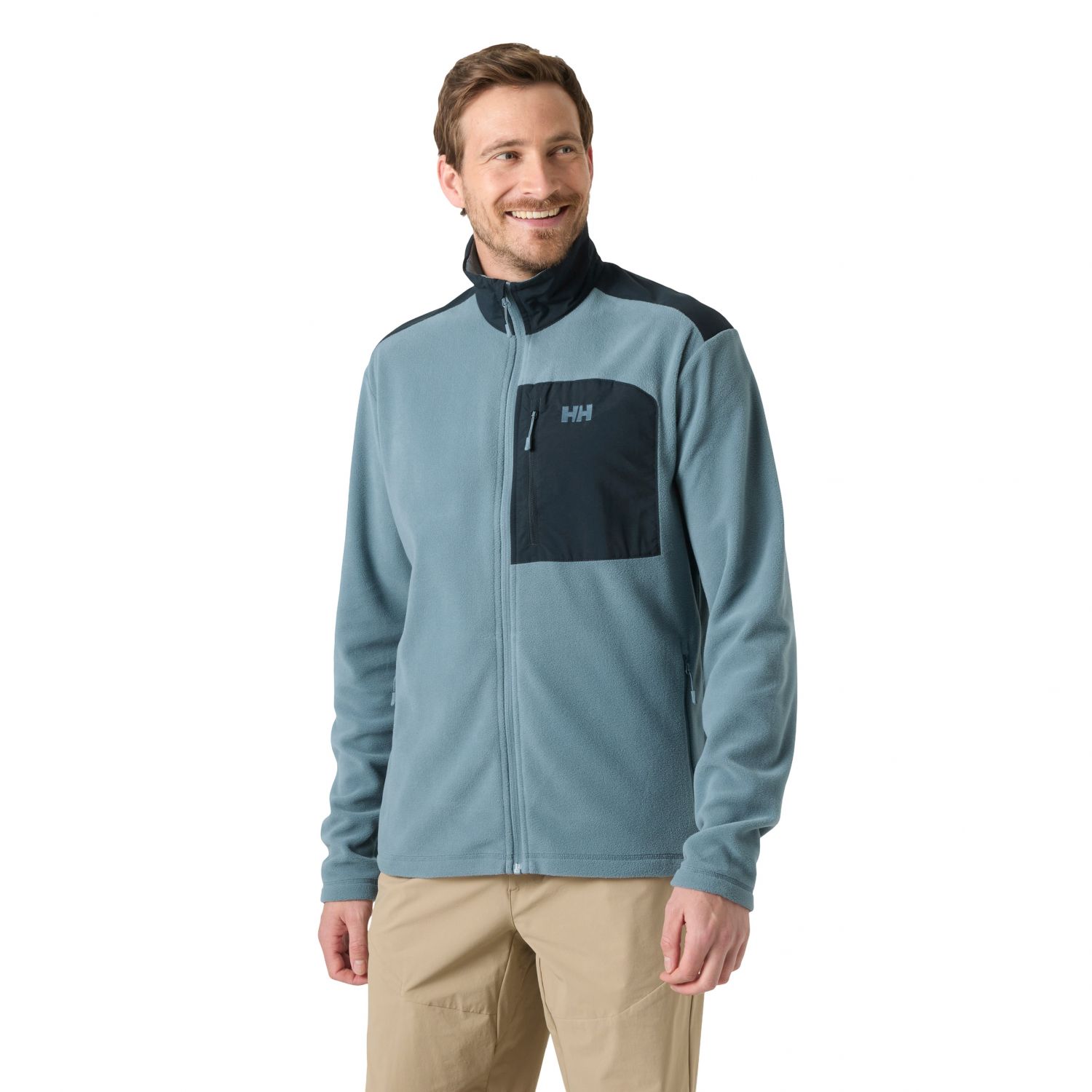 Helly Hansen Daybreaker Block, fleecová bunda, pánska, modrá