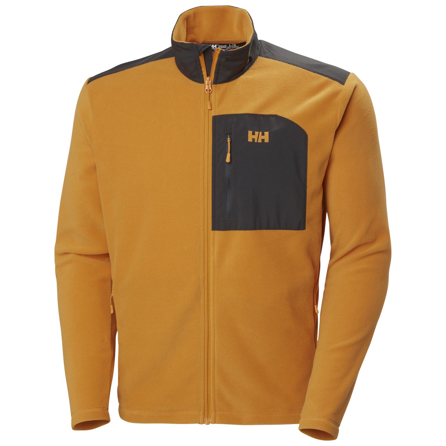 Helly Hansen Daybreaker Block, giacca in pile, uomo, giallo