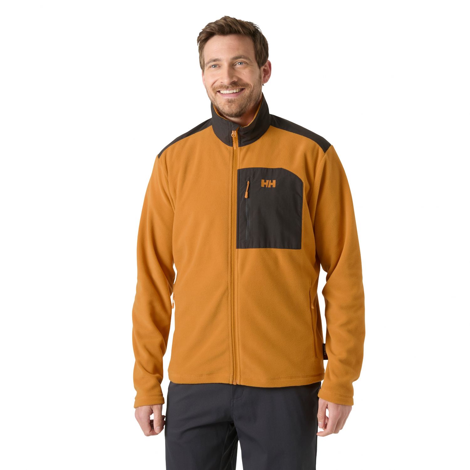 Helly Hansen Daybreaker Block, giacca in pile, uomo, giallo