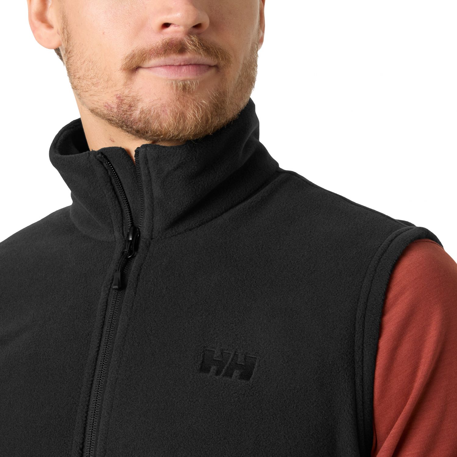 Helly Hansen Daybreaker, fleeceová vesta, pánske, čierna