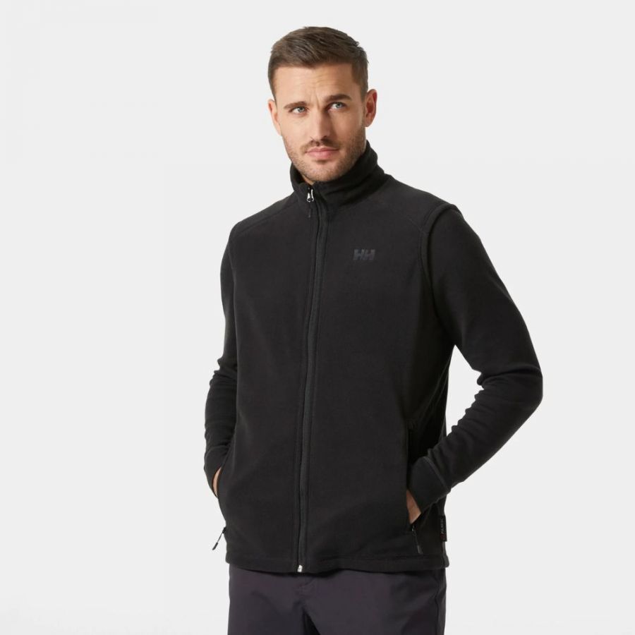 Helly Hansen Daybreaker, fleecová bunda, pánska, čierna
