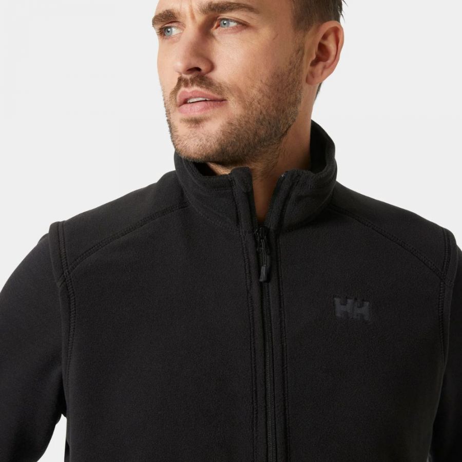 Helly Hansen Daybreaker, fleecová bunda, pánska, čierna