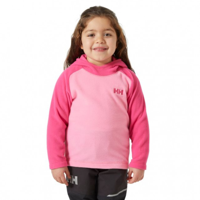 Helly Hansen Daybreaker Hoodie, flísová mikina s kapucňou, junior, ružová