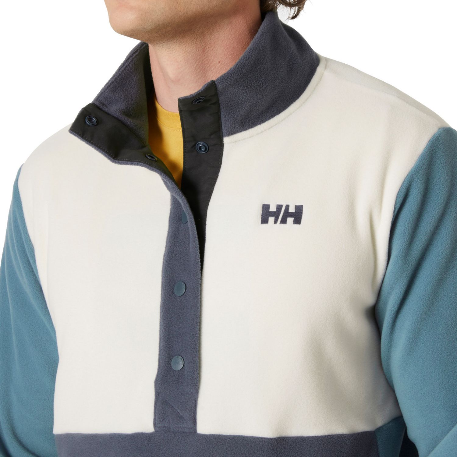 Helly Hansen Daybreaker Snap Pullover, men, washed navy