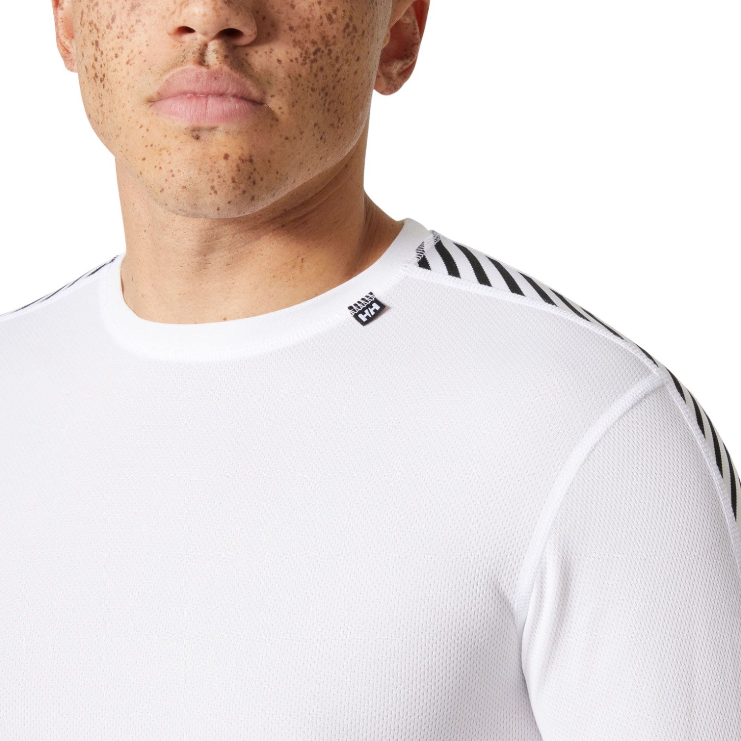 Helly Hansen Dry Stripe Crew, biela