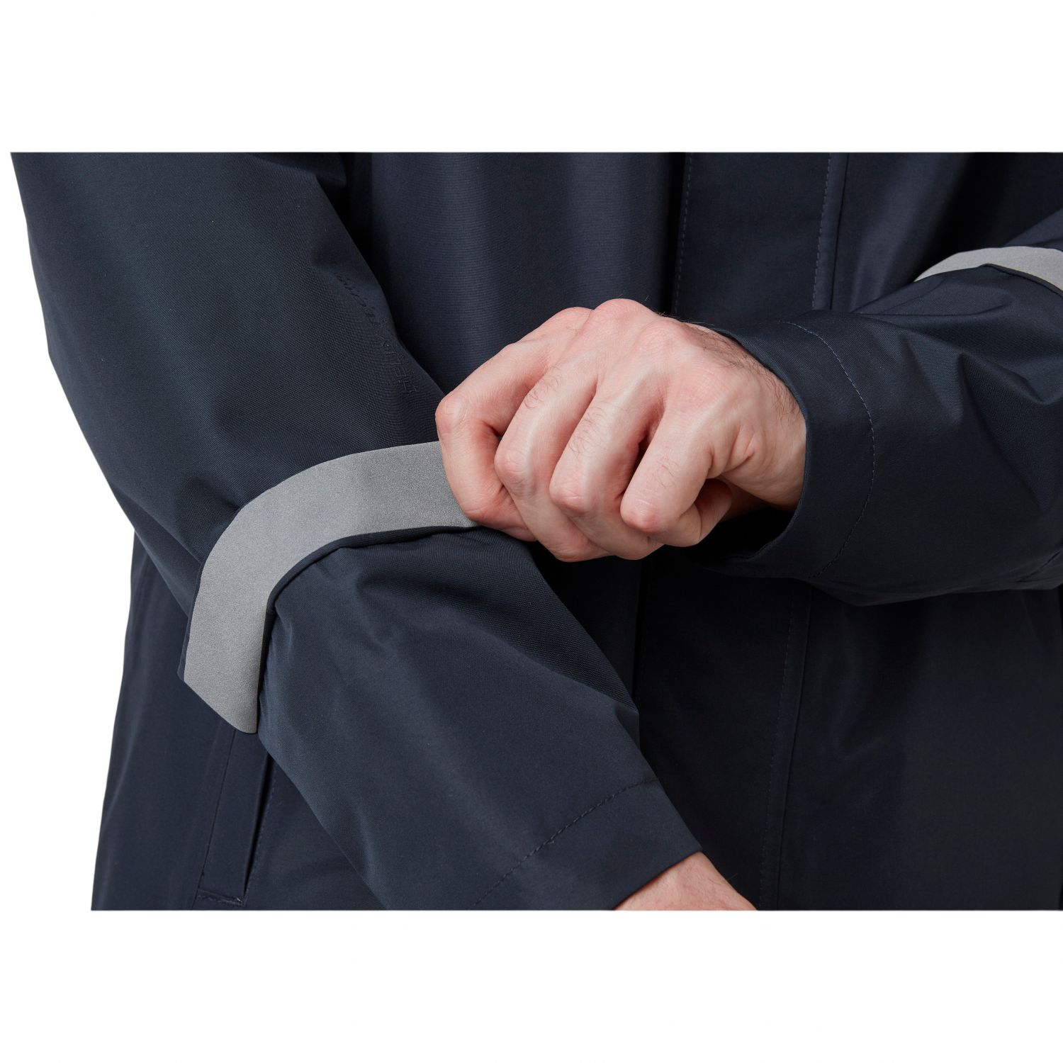 Helly Hansen Dubliner, giacca da pioggia isolata lunga, uomo, navy
