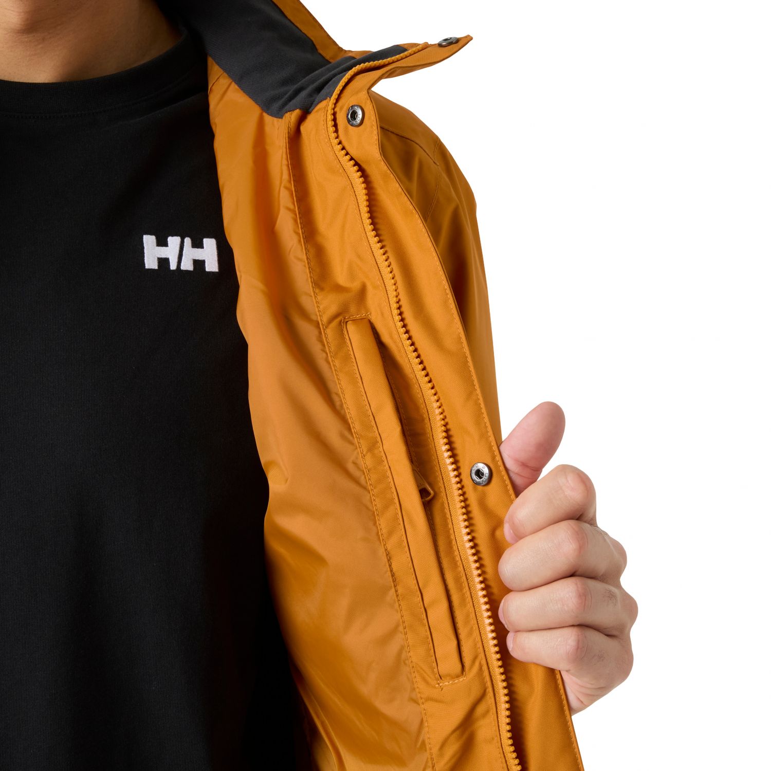 Helly Hansen Dubliner, jaqueta de chuva, masculino, amarelo