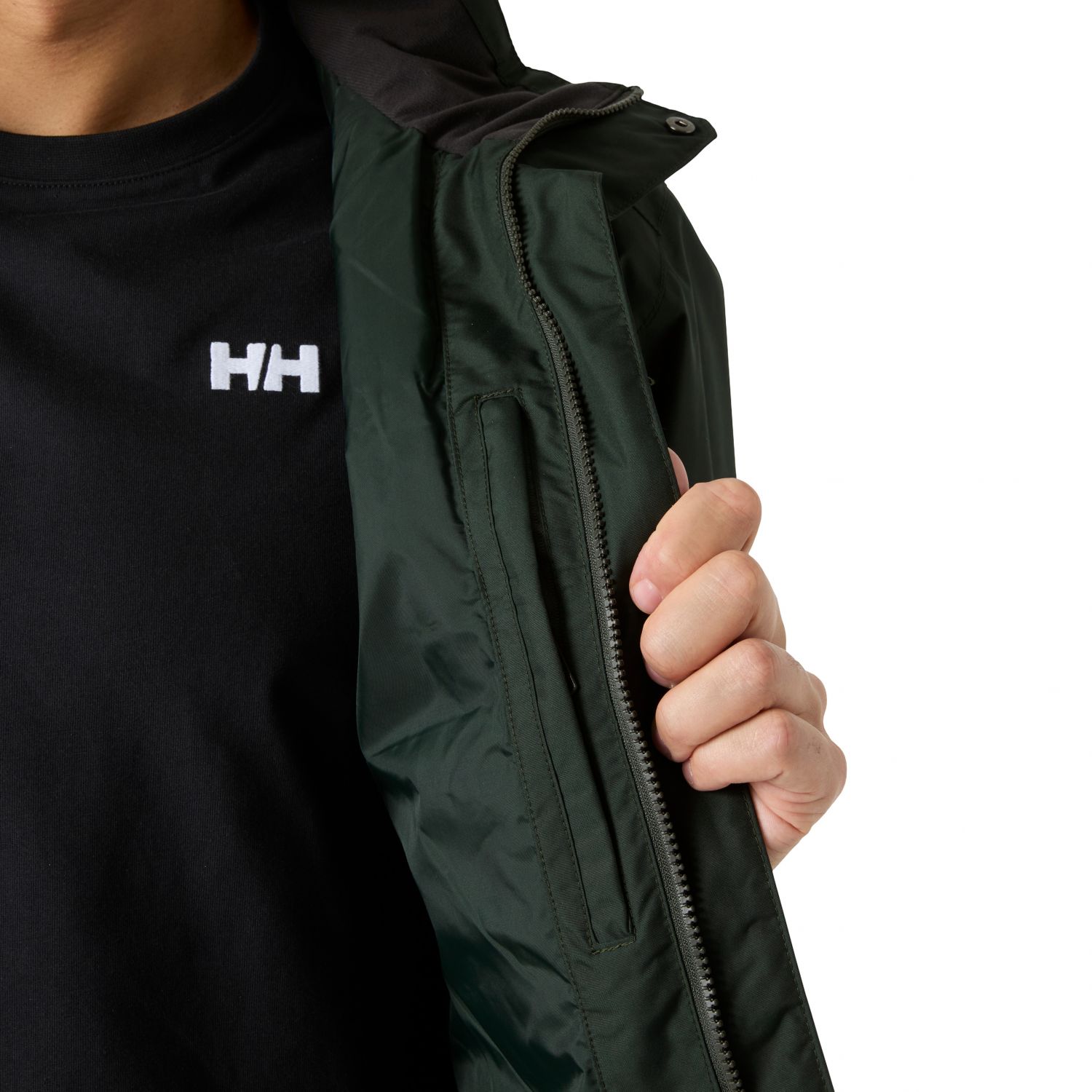 Helly Hansen Dubliner, jaqueta de chuva, masculino, verde