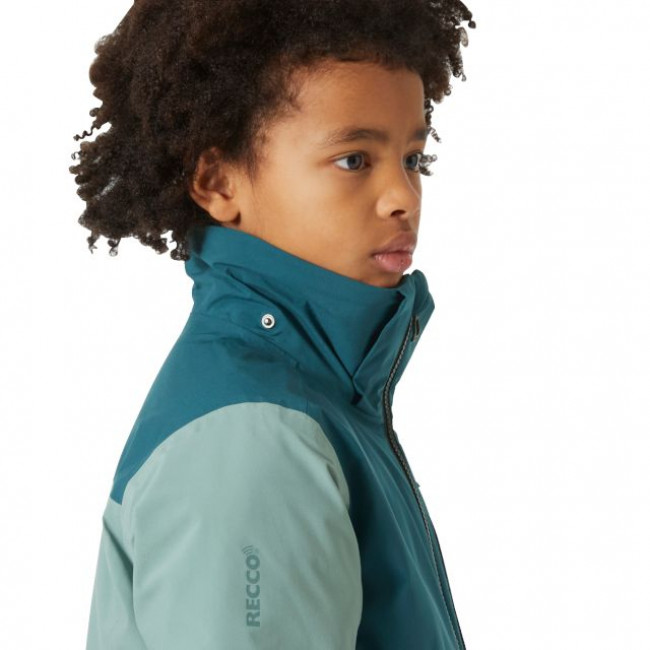 Helly Hansen Elevate, ski jacket, junior, dark creek
