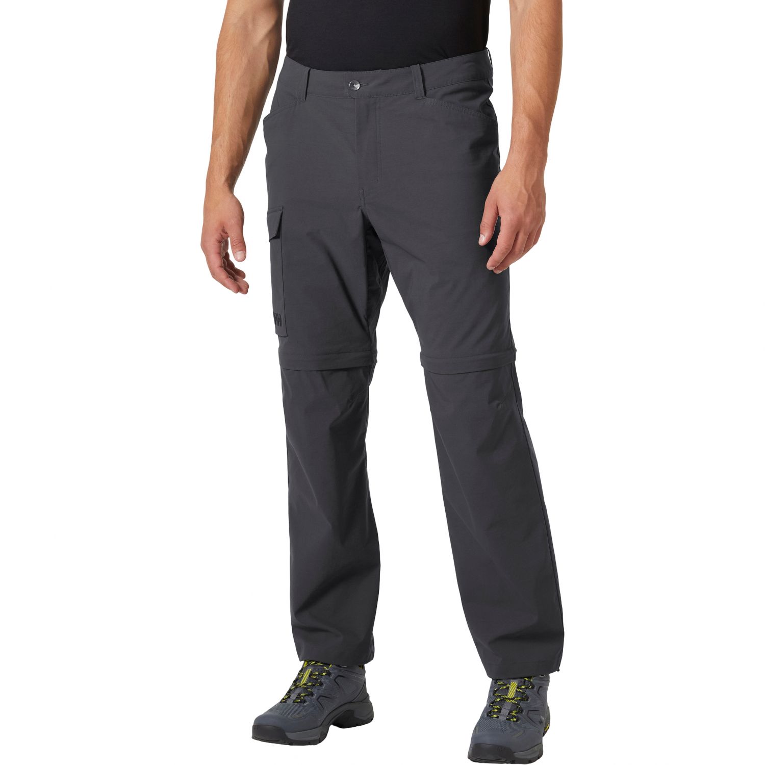 Helly Hansen Elv Light Zip Off, pantaloni de exterior, bărbați, gri