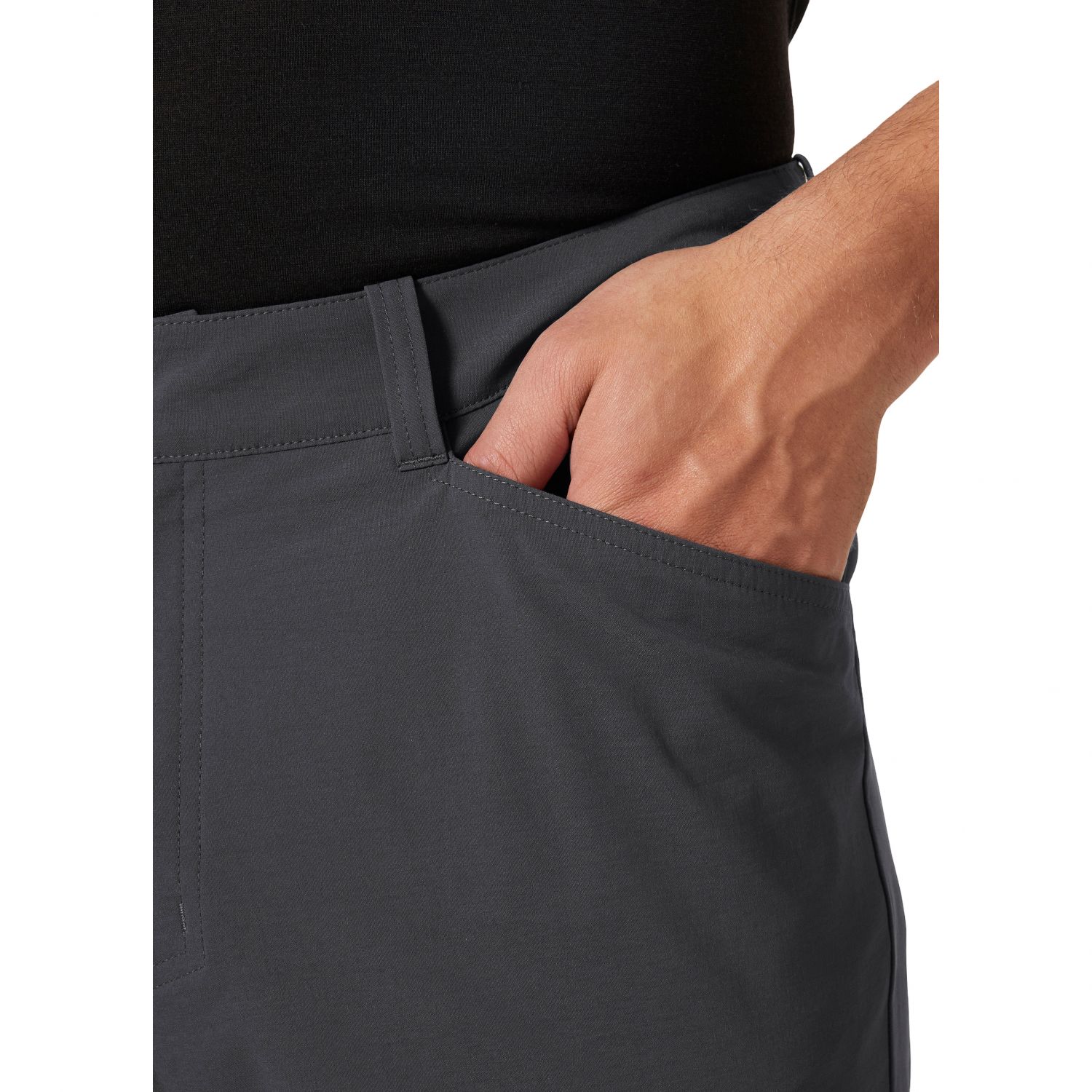 Helly Hansen Elv Light Zip Off, pantaloni de exterior, bărbați, gri