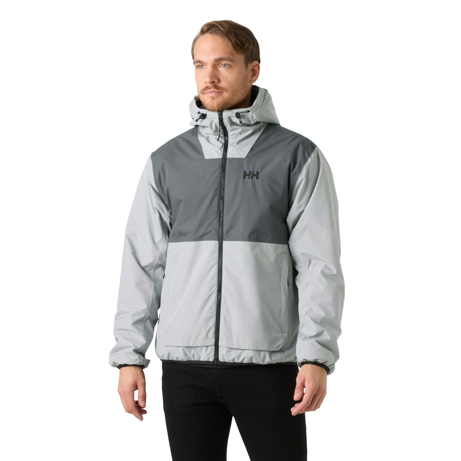 Helly Hansen Ervik, Regenjacke, Herren, Grau