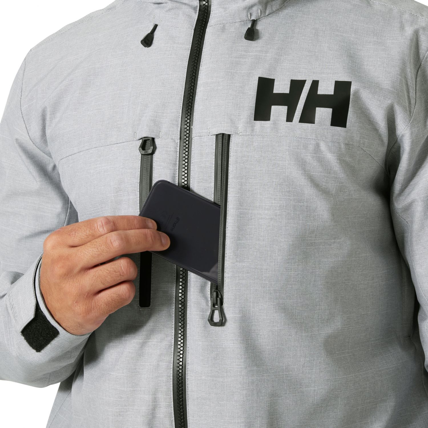 Helly Hansen Garibaldi 2.0, chaqueta de esquí, hombre, gris