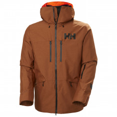 Helly Hansen Garibaldi 2.0, kurtka narciarska, męska, brązowa