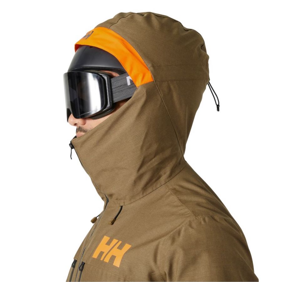 Helly Hansen Garibaldi 2.0, lyžiarska bunda, pánska, hnedá