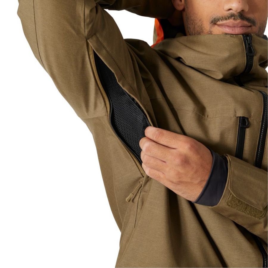 Helly Hansen Garibaldi 2.0, lyžiarska bunda, pánska, hnedá