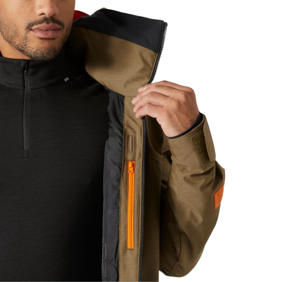 Helly Hansen Garibaldi 2.0, lyžiarska bunda, pánska, hnedá