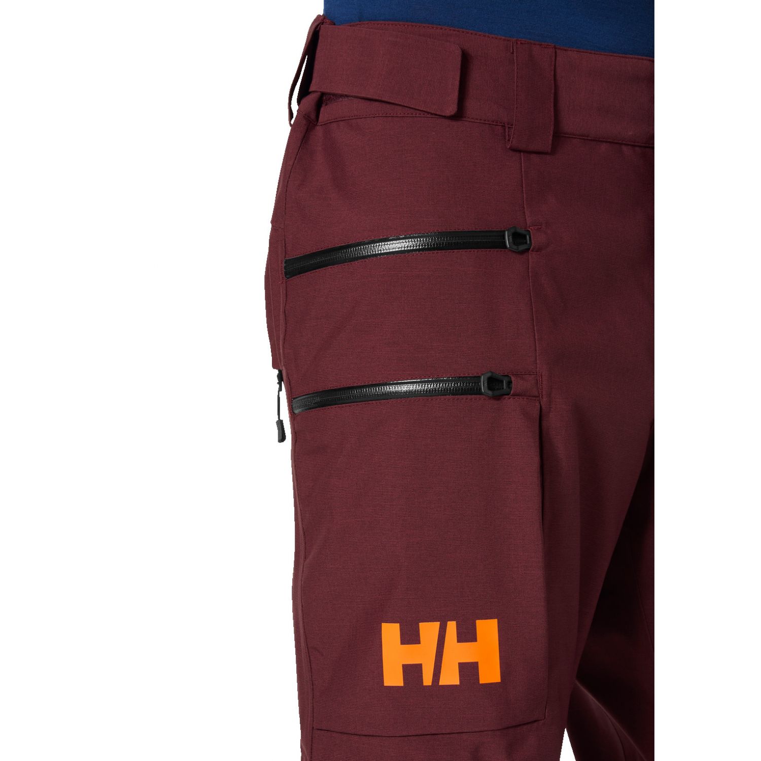 Helly Hansen Garibaldi 2.0, ski broek, meneer, donkerrood