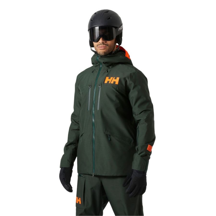 Helly Hansen Garibaldi 2.0, Skidjacka, Herr, Mörkgrön