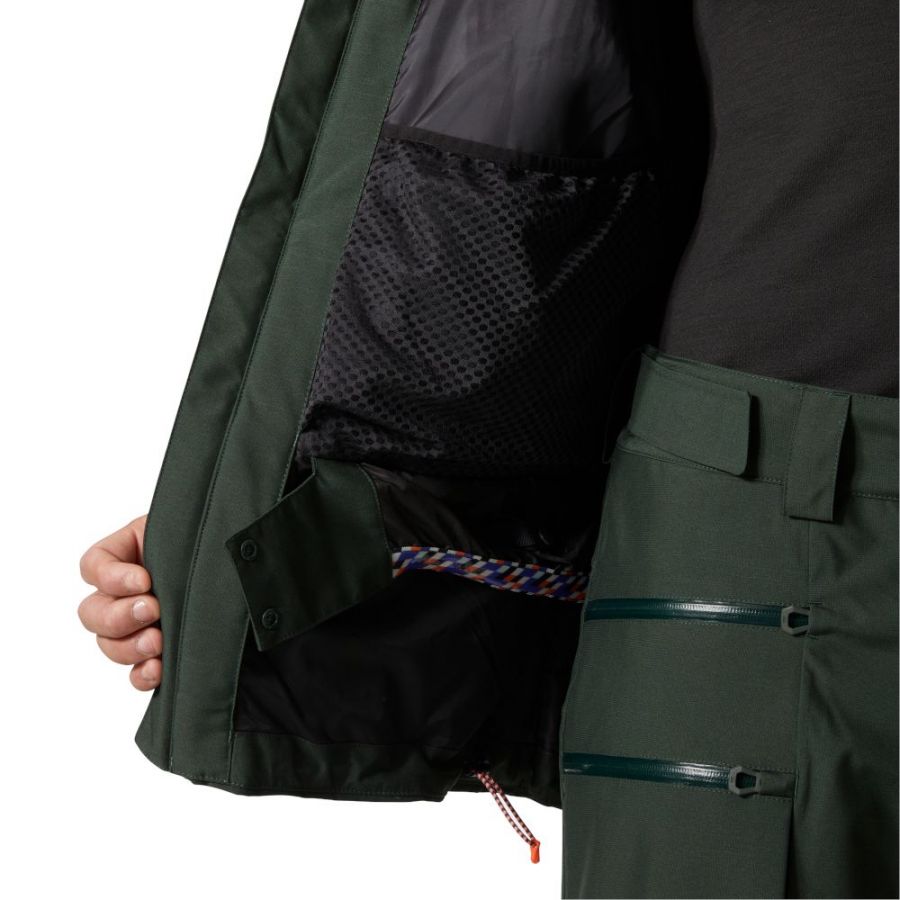 Helly Hansen Garibaldi 2.0, Skidjacka, Herr, Mörkgrön