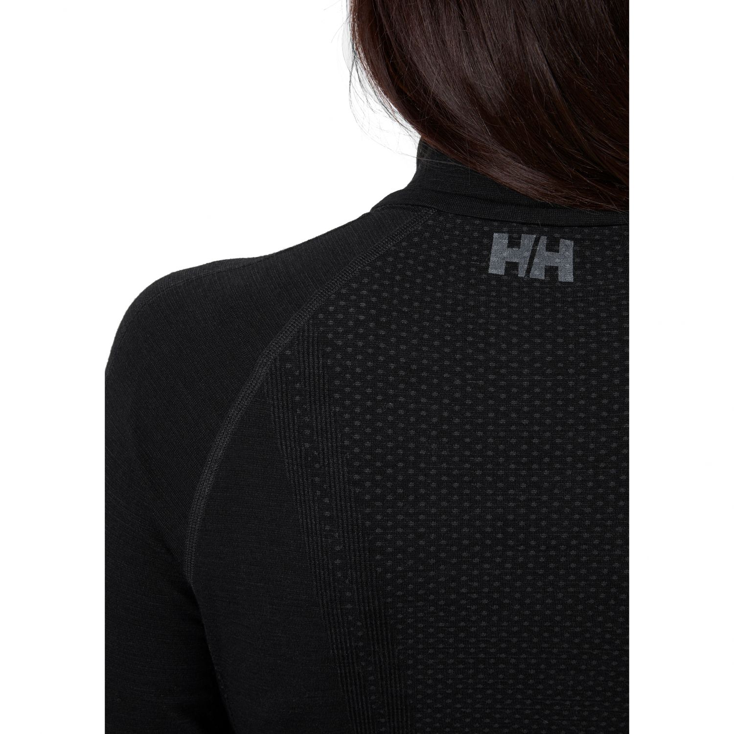 Helly Hansen H1 Pro Lifa Seamless 1/2 zip, femmes, noir