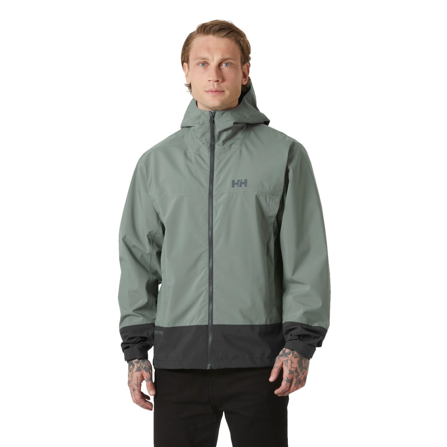 Helly Hansen HH Block Hooded Jacket, hommes, gris