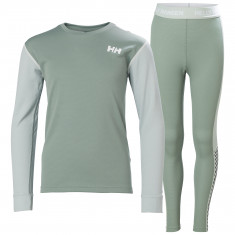 Helly Hansen HH Lifa Active, zestaw, junior, jasnozielony